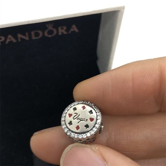 ✨🔥Pandora Vegas Player Bead charm Las Vegas Charm - Picture 3 of 6
